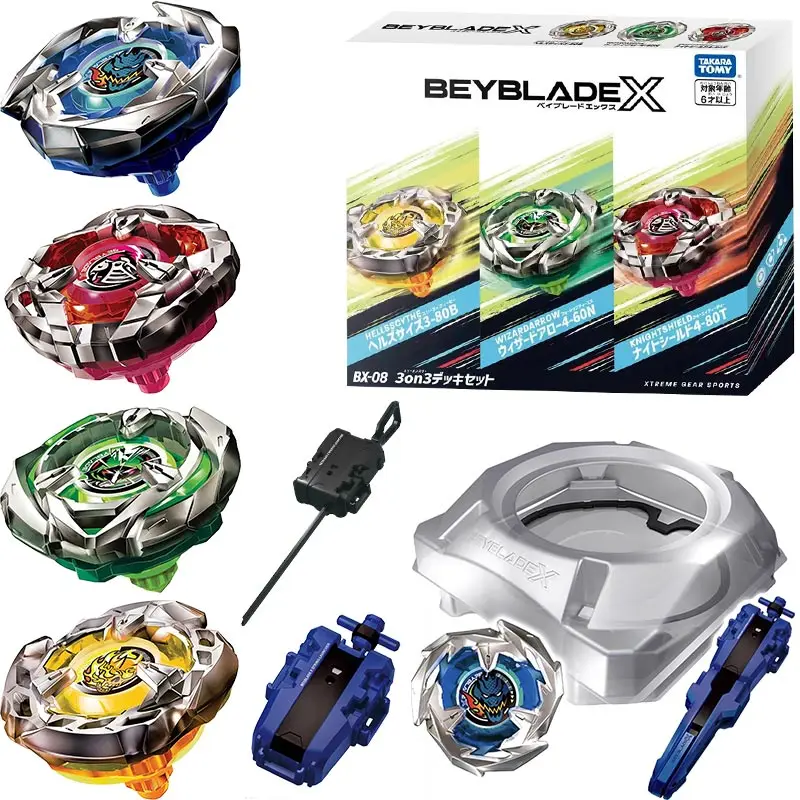 Beyblade Toys Set Boys Cool BeybladeX Launchers Burst Battle Top BX-01 BX-02 BX-03 BX-04 Series Action Figure For Children Gift