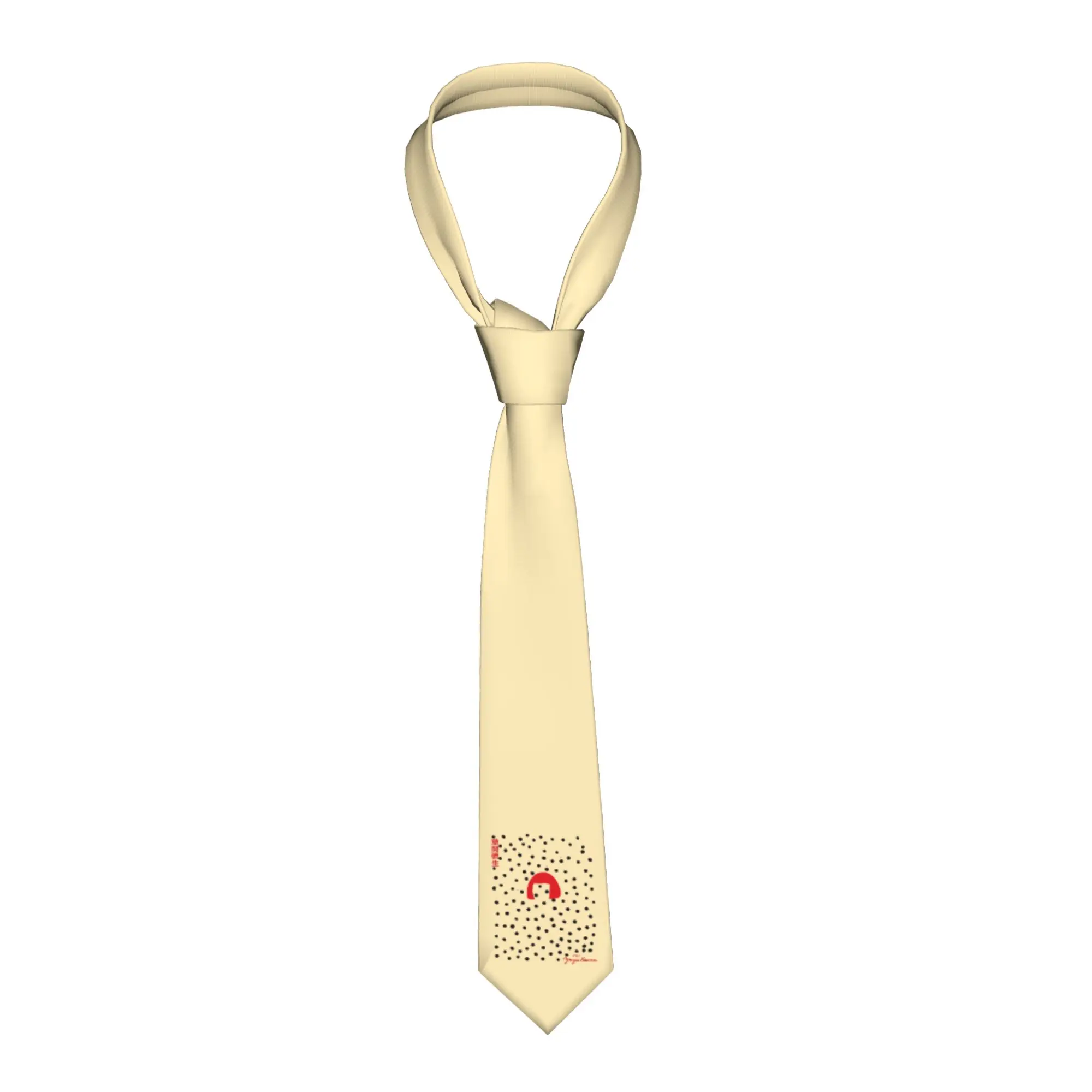 Classic Yayoi Kusama Neckties Men Silk Abstract Painting Wedding Tie
