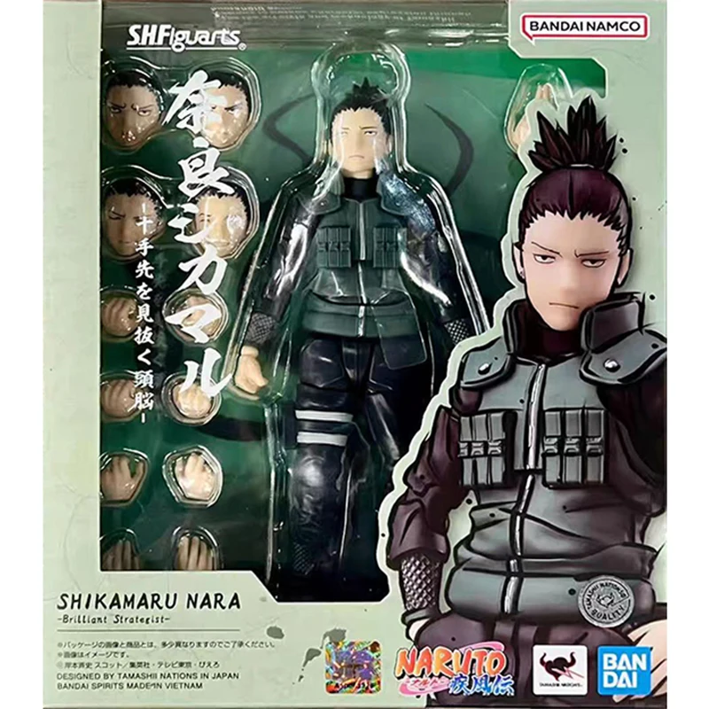 

Оригинальная фигурка BANDAI SHFiguarts Naruto Shippuden Shikamaru Nara, аниме, натуральная модель игрушки