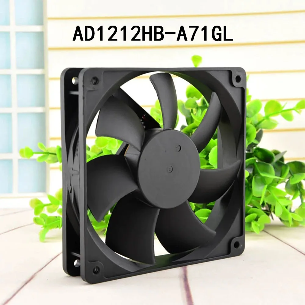Industrial Server Cooling Fan 12VDC 0.37A AD1212HB-A71GL 120*120*25MM Silent Cooling Fan
