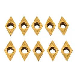 10Pcs DCMT070204 YBC251 inserto in metallo duro per portautensili per tornitura muslimah/muslimah