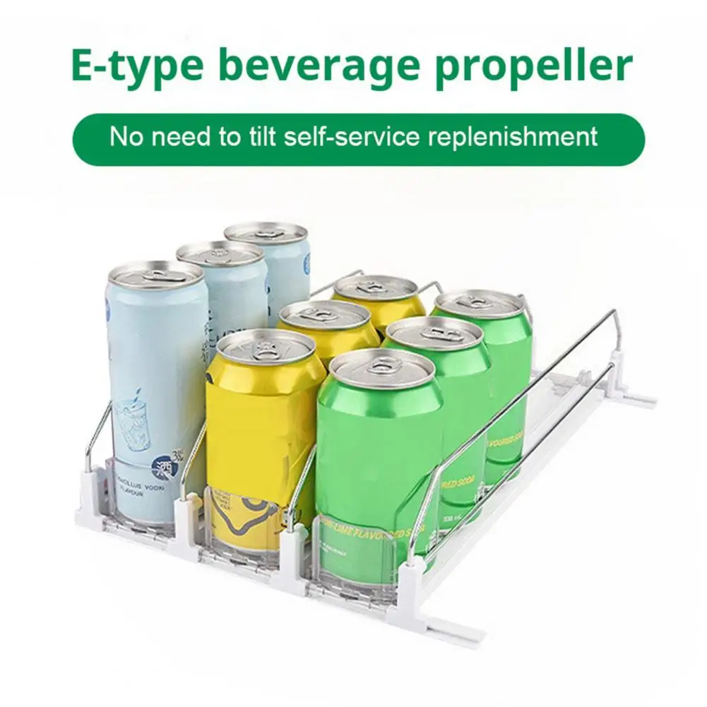 Spring-free Refrigerator Organizer Automatic Soda Dispenser with Capacity Easy Installation Versatile Drink Organizer for Home