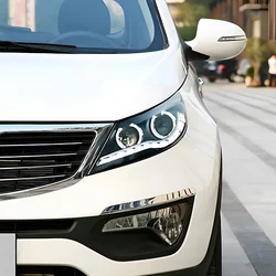 Car Front Lamp for Kia Sportage-R 2010-2014 Upgrade High Configure Led Auto Headlights Assembly Projector Lens Accessories