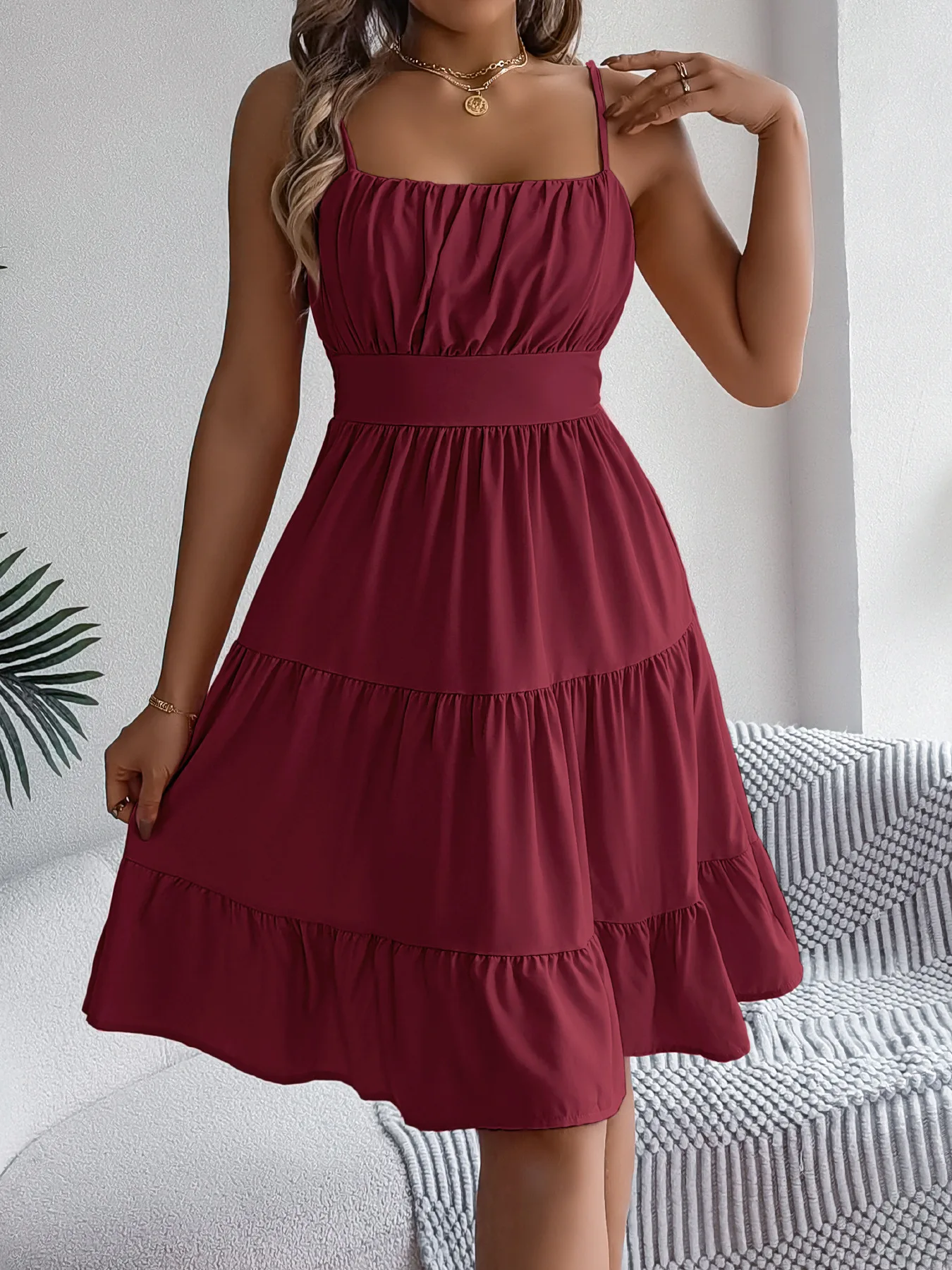BJS8538 Wine Red