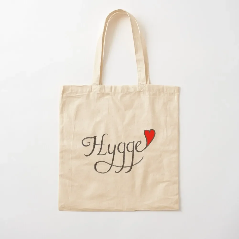 

Hygge text Tote Bag hand bags shopping bag logo reusable grocery bags Tote Bag