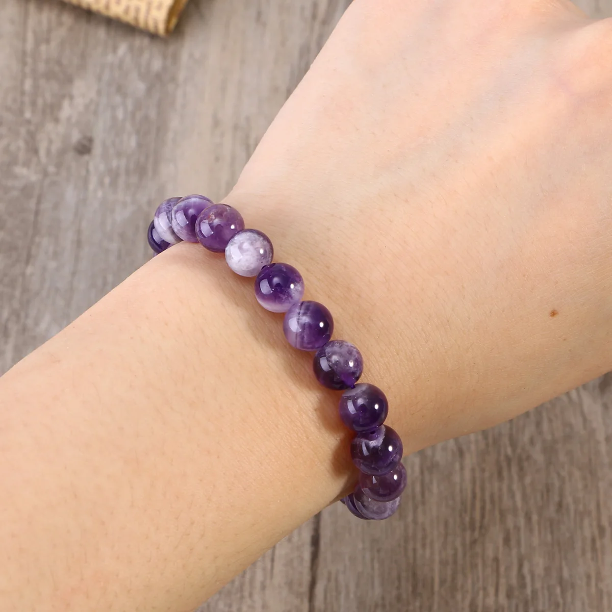 

8 MM Amethyst Scattered Beads Jewelry Making Crystal for Accessories Crystals Glass