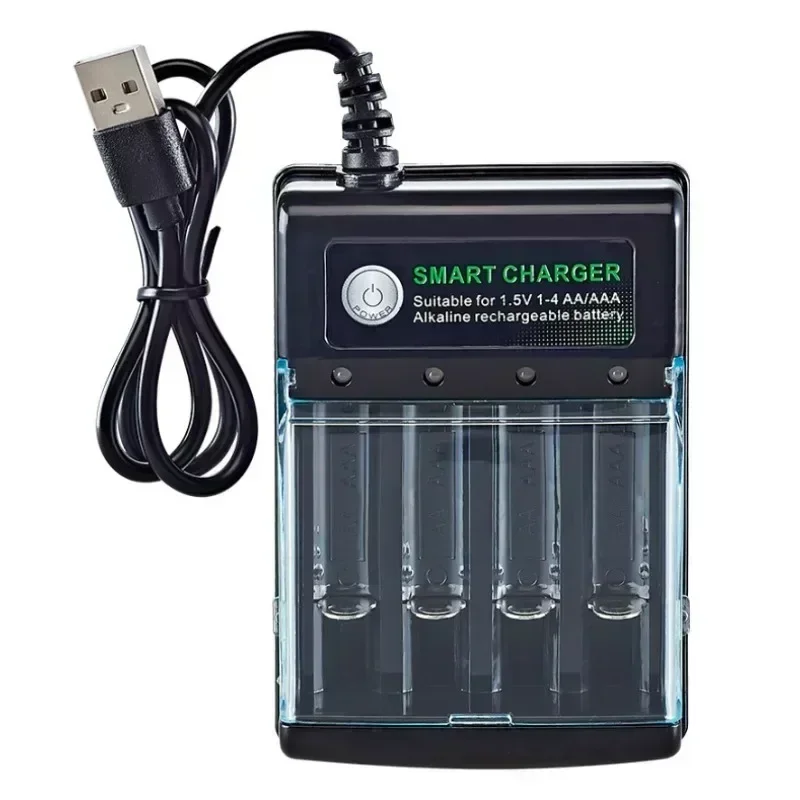 الأصلي AA / AAA بطارية 1.5 بطارية قابلة للشحن + شاحن لراديو الساعة لعبة فيديو كاميرا رقمية AA AAA مجموعة شاحن