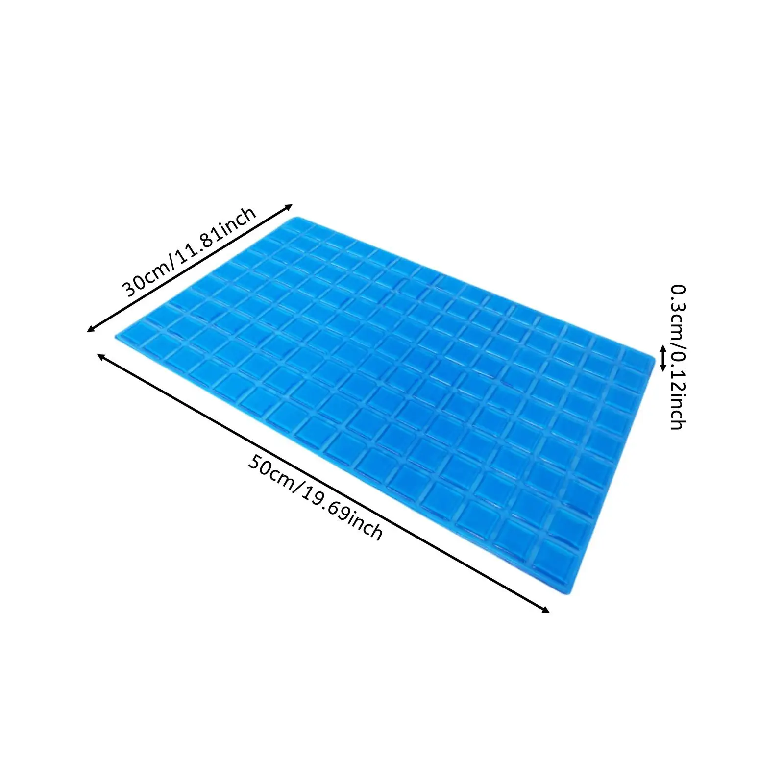 Cooling Gel Insert Pillow Polyurethane Ergonomic Cushion Pad Topper for Bedroom Travel Overnight Sleep