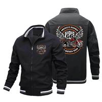 Men's Spring and Autumn Outdoor Casual Hip Hop Baseball Uniform Jacket Fashion motorcycle High quality sports coat