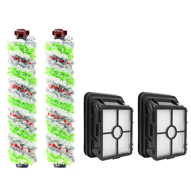 فرشاة الأسطوانة الرئيسية فلتر Hepa لاستبدال Bissell Crosswave 1866 1785 2052 1713 2225 المكانس الرطبة والجافة إكسسوارات قطع غيار