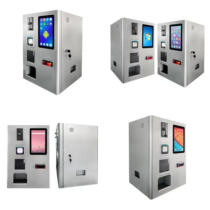 Self Service Cash Exchange Machine for Supermarket Pizza Shop Coffee Shop Indoor Unmanned Retail Solution with SDK Function