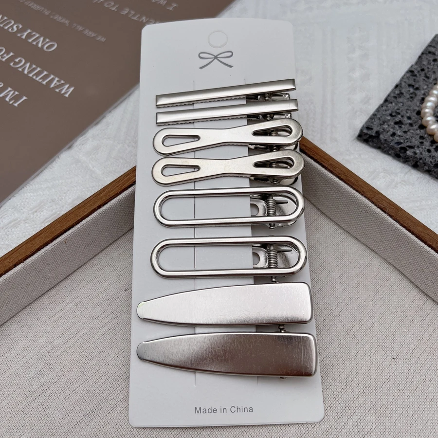 Frauen Metall Y2K Haar Clips Exquisite Entenschnabel Clip Mädchen Haarnadeln Seitlichem Pony Haarspangen Haarspange Mädchen Mode Haar Zubehör