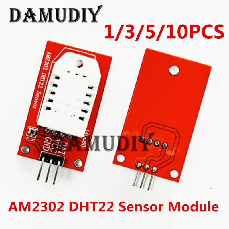 1-10 uds/Sensor de temperatura Digital/Sensor de humedad AM2302 DHT22 módulo Sensor para Arduino electrónico DIY