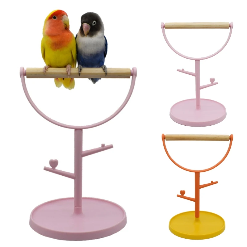 لطيف صغير الطيور جثم الطيور اللعب حامل التدريب الببغاء Playstand المحمولة قفص الطيور لعب ل كوكاتيلز conبنطلون Parakeet