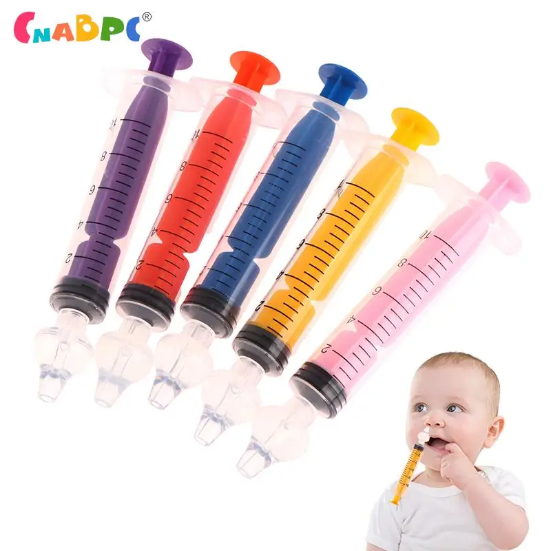 2Pcs 10ML Baby Silicone Nasal Aspirator Nasals Syringe For Infant Safe Nasal Washer Needle Tube Cleaner Newborns Nose Cleaner