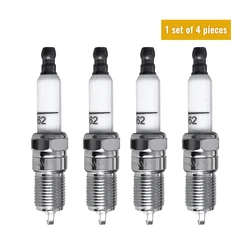 4PCS Iridium Spark Plug 41-962 41962 19299585 Suitable For Buick For RAINIER(2WD 2004-2005) For Chevrolet For Express 1500 2WD