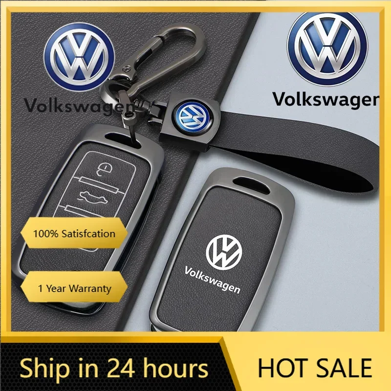 

Новый кожаный чехол для ключей с подстаканниками 2026, чехол для Volkswagen VW Polo Golf Passat Tiguan Beetle Caddy Eos Auto Keych