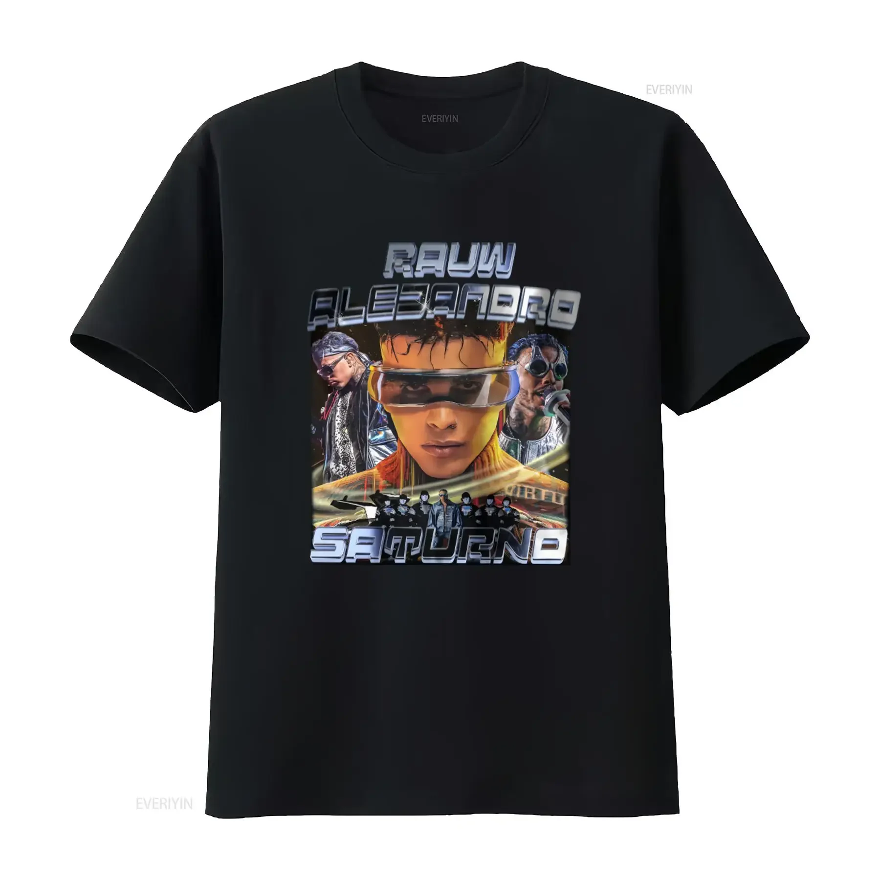 Rauw Alejandro Saturno Latino Tour Reggaeton Inspired Retro Vintage Oversized Bootleg T Shirt vintage Washed Soft Slightly