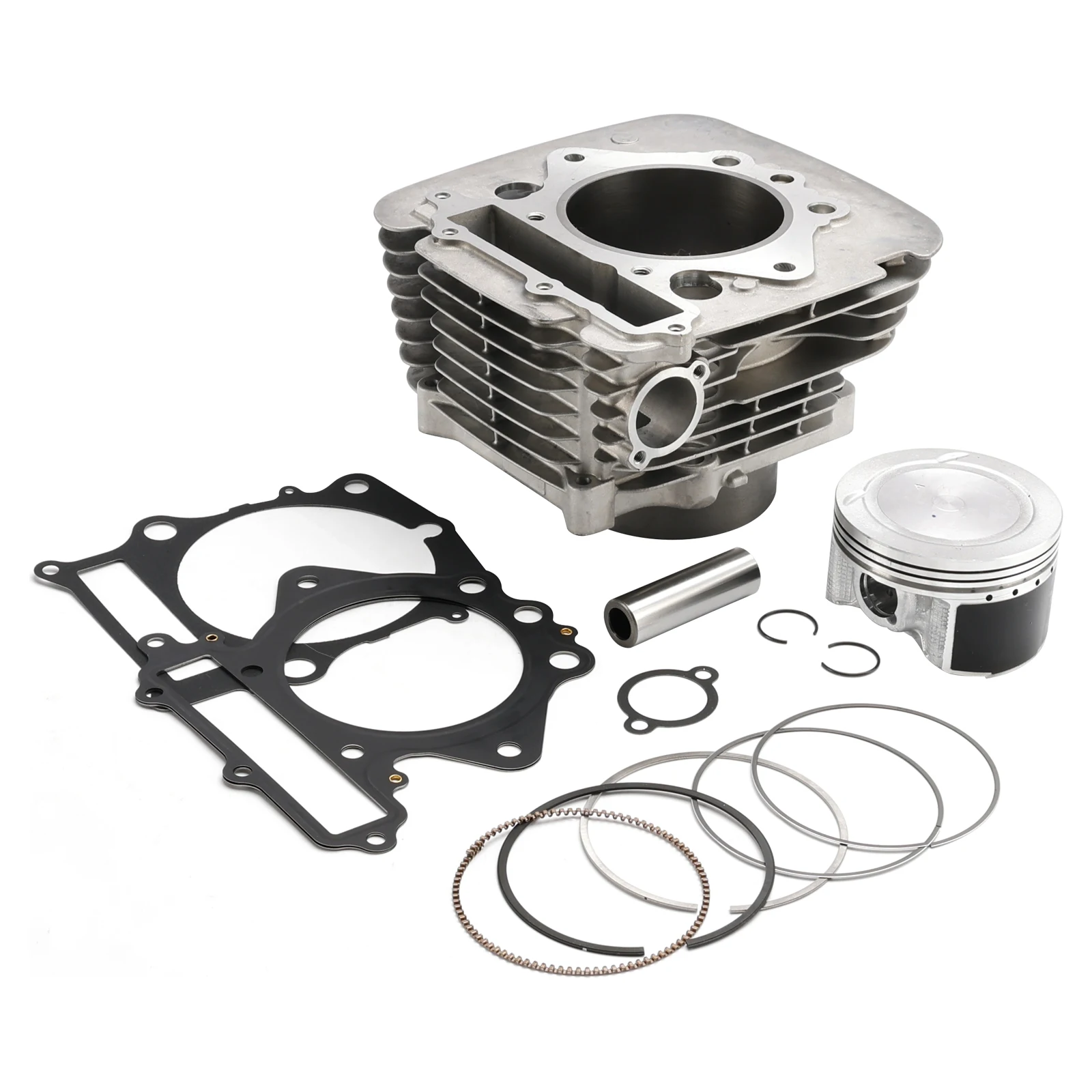 Cylinder Jug Piston Top End Gaskets Repair Kit for 600cc ATV Engine 1998-2001 Rebuild Kit High Performance