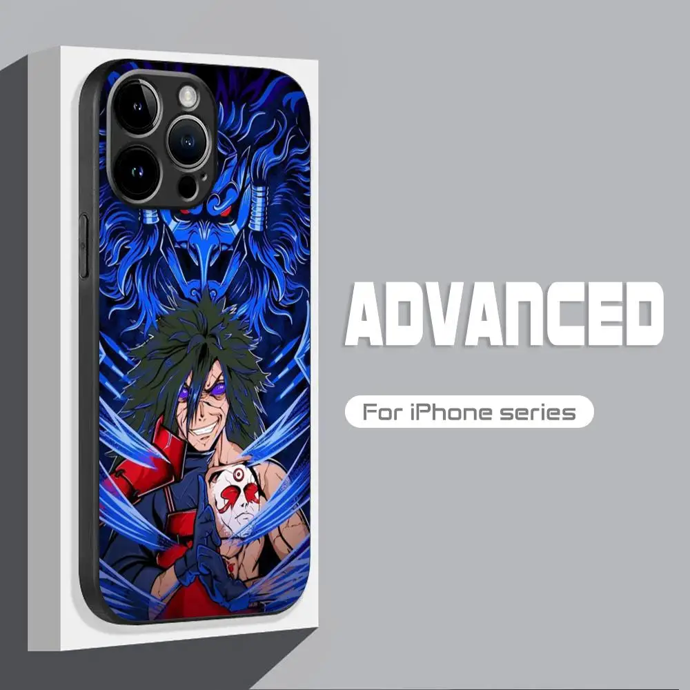 Fire shadows cartoons Ninja Phone Case For iPhone 15 14 13 12 11 X XR XS XSMAX 8 7 Plus Mini Pro Max Soft Black Phone Cover