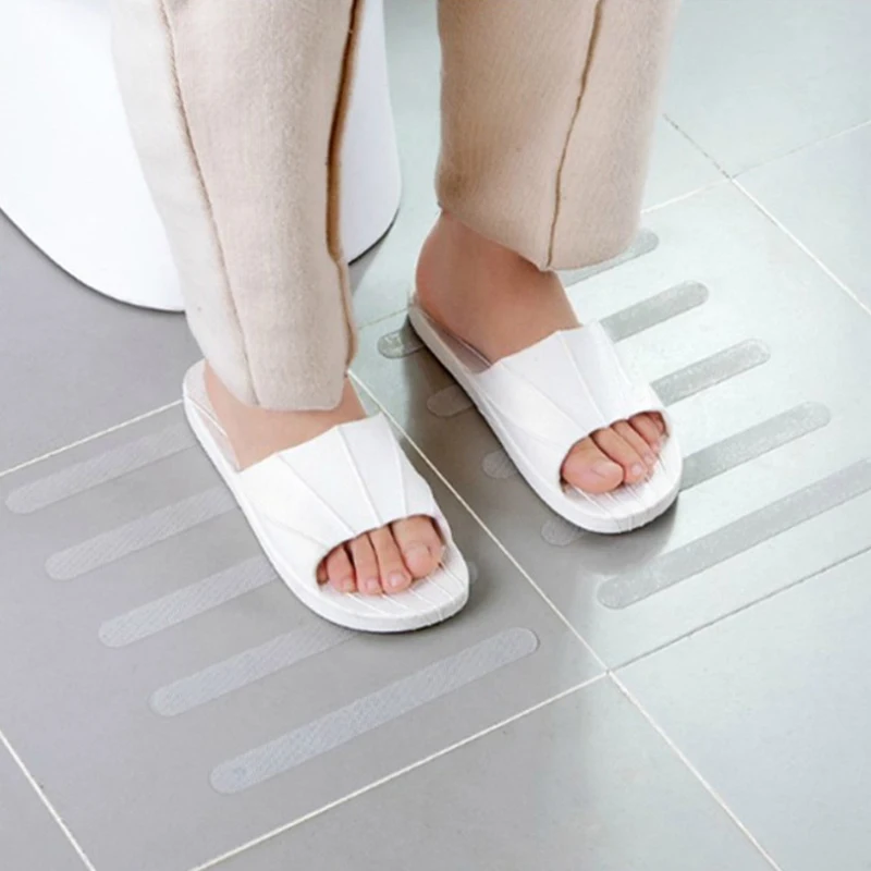 

24pcs Anti-Slip Strips Shower Floor Stickers Bath Safety Strips Bathtubs Stairs