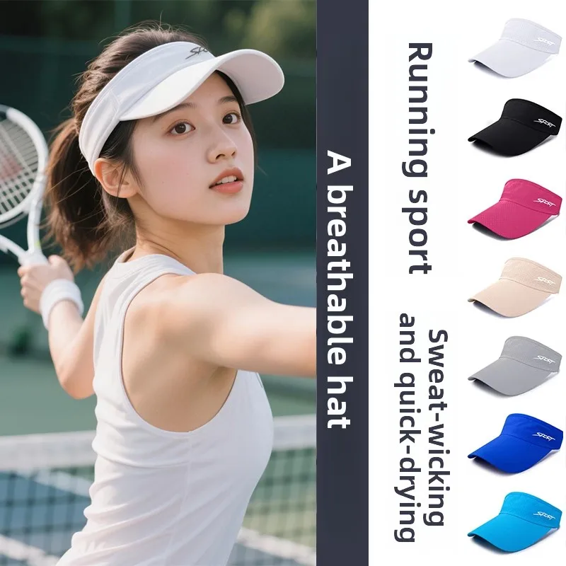 Professional Tennis Cap Summer Sweat Absorbent Quick Dry Marathon Running Sports Cap Unisex Golf Sun Protection Hat