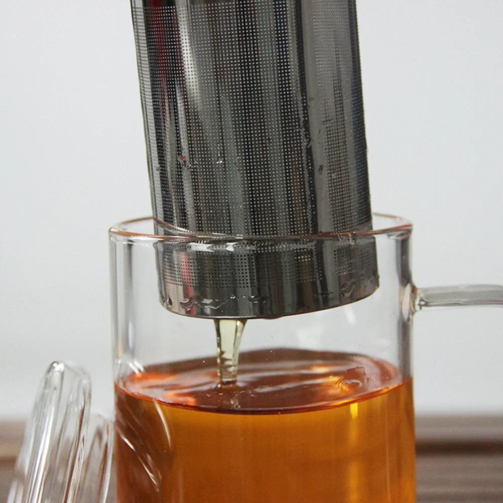 

Стеклянная чашка для чая на 350 мл с крышкой для заварки из нержавеющей стали, термостойкая прозрачная кружка для питья, идеально подходящая для домашнего офиса, путешествий