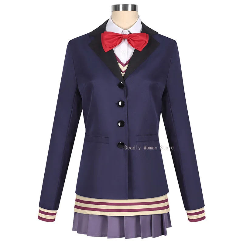 En Stock S-2XL Aira Shiratori Cosplay Costume Perruque Anime DANDADAN Cosplay Uniformes Scolaires Halloween ixTenues pour Femmes