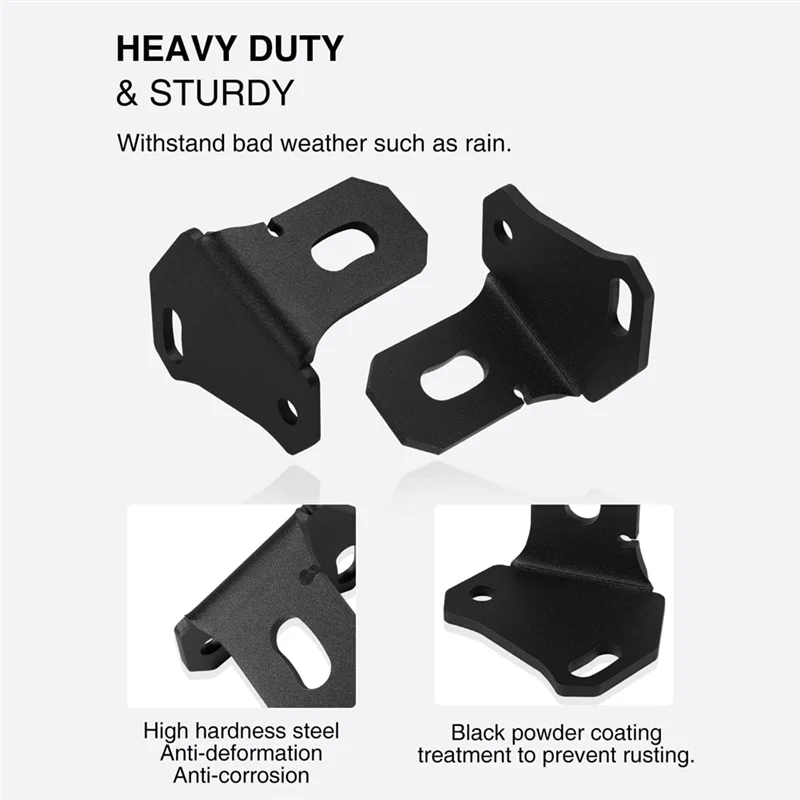 

A30P-2Pcs Whip Light Flag Mount-UTV Rear Pillar Flag Antenna Mounting Brackets For Can Am Maverick X3&X3 Max Turbo DS RS RR