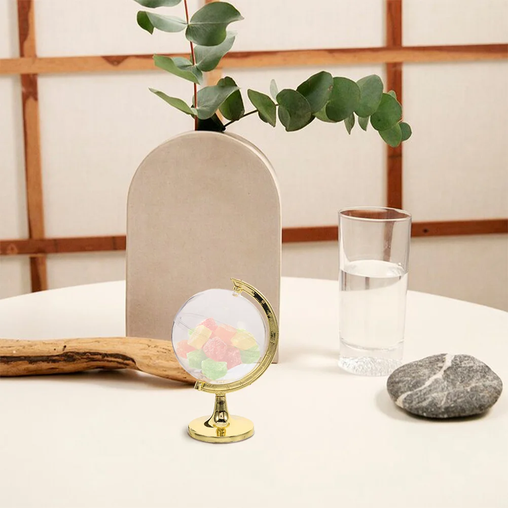 

20Pcs Globe Candy Boxes Clear Plastic Wedding Favor Boxes Party Treat Containers Small Decorative Candy Holders