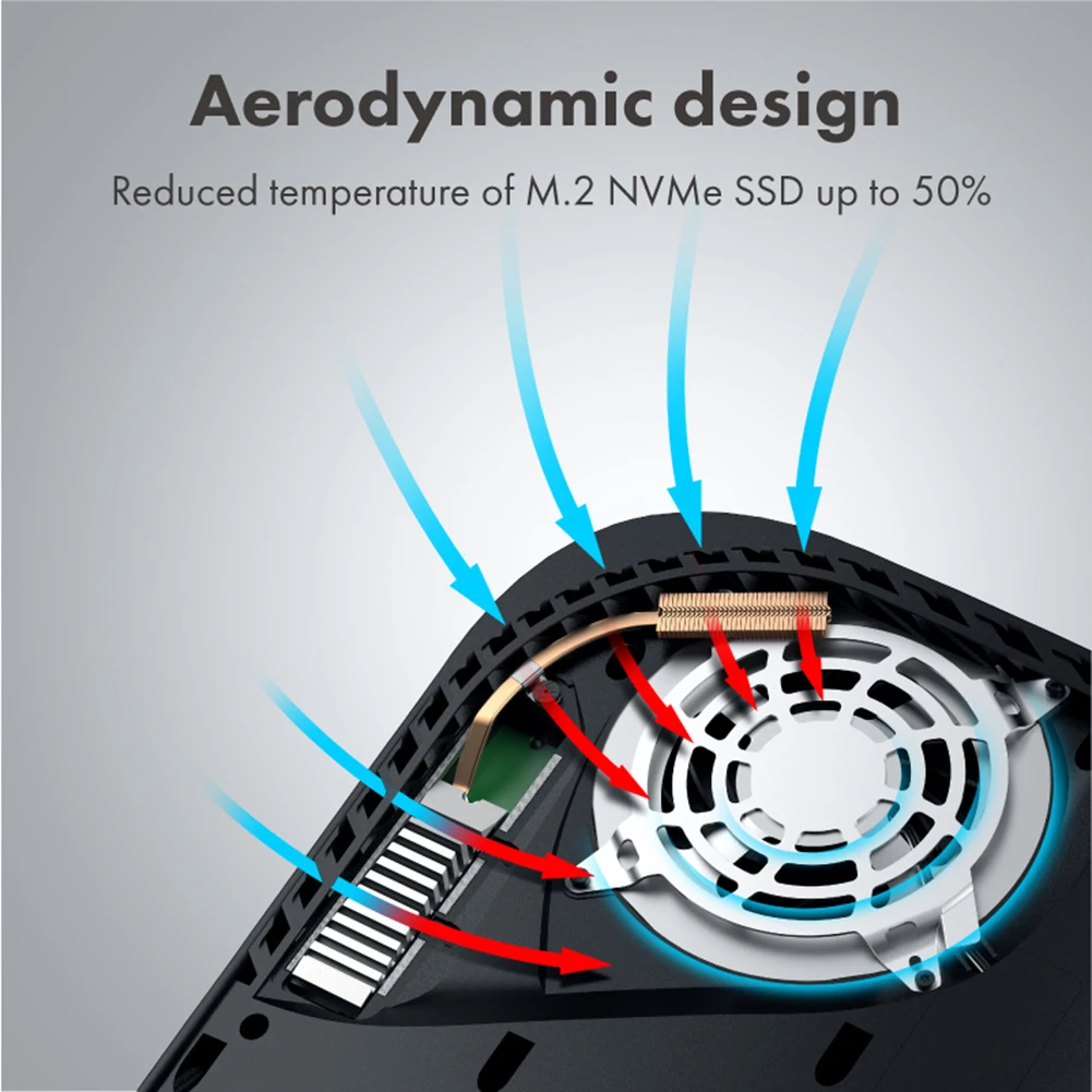 Dla PS5 SSD Radiator M.2 NVMe 2280 Radiator rozszerzony rura miedziana chłodnica grzejnika SSD z podkładka termiczna dla Sony Playstation 5