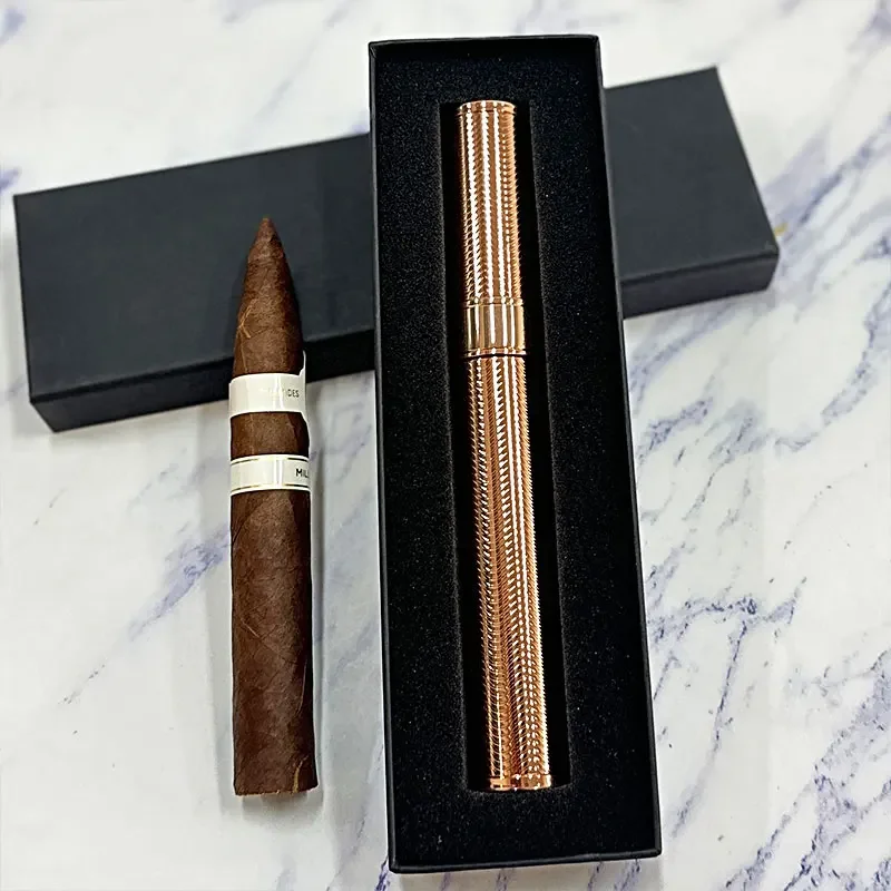 

Metal Cigar Tube Jar Single Cigar box Travel Humidor Box Portable Storage gift for men cigar accessroies 917