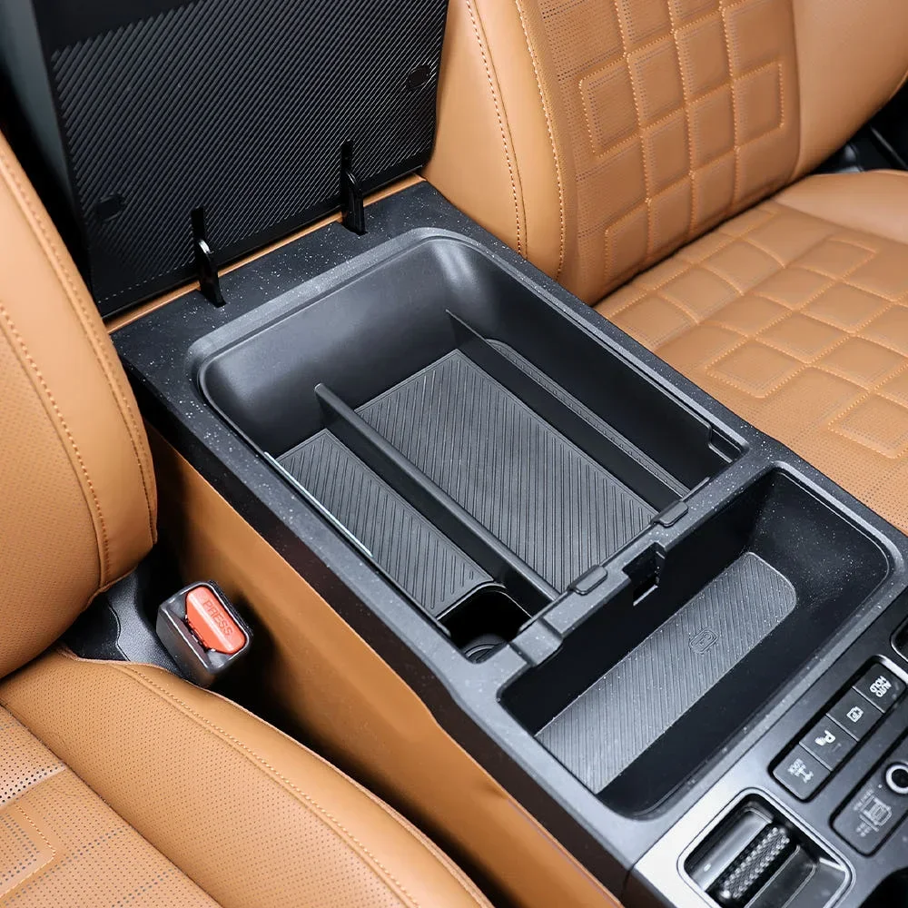 

Подлокотник для хранения, передний ящик для хранения, органайзер, лоток-контейнер для Kia TASMAN 2025, салон автомобиля, передний подлокотник, коробка с левым рулем