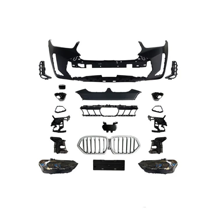 

Factory Sales New Front MT Style Body Kits Bumper Grille LED Headlights Plug And Play Bolt-On For X6 G06 LCI 2019-2020