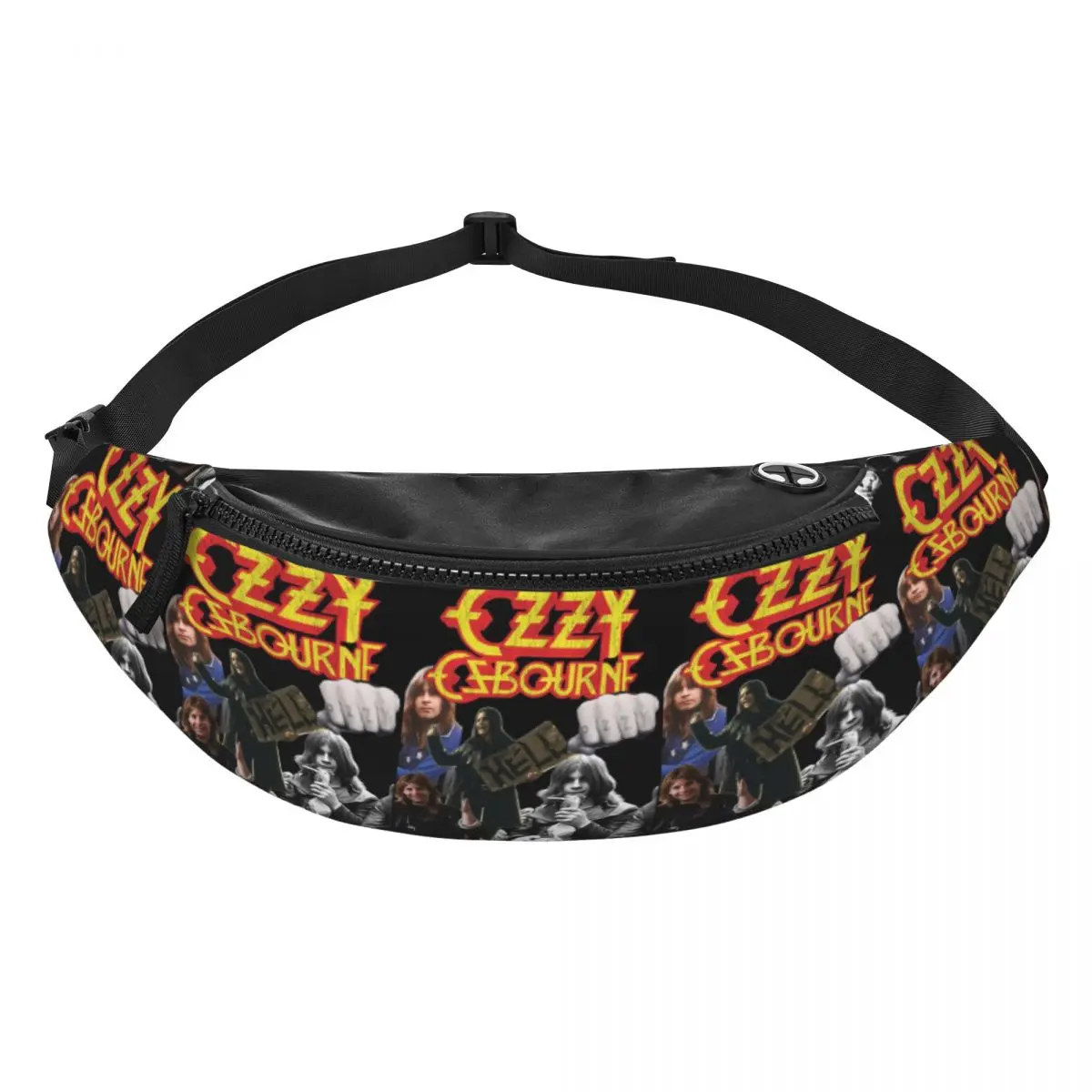

Ozzy Osbourne Fanny Pack Men Women Crossbody Adjustable Waist Bag Travel Running Phone Pouch