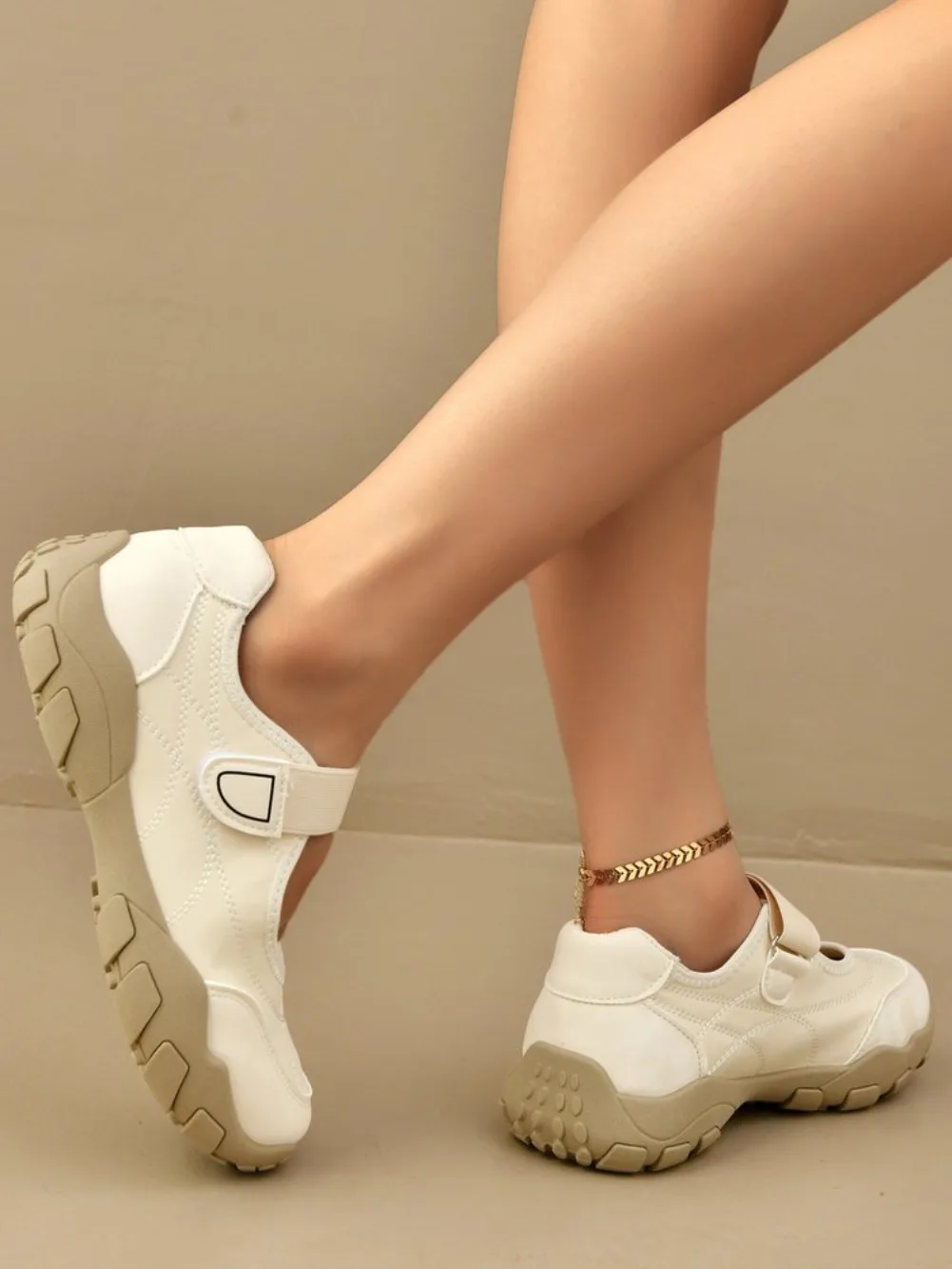 Frühling und Herbst Elegante Rundzehen-Sexy-Laufschuhe Sport-Freizeitschuhe Mode Bestseller Neue Bequeme Mary Jane Damenschuhe – Detail 3