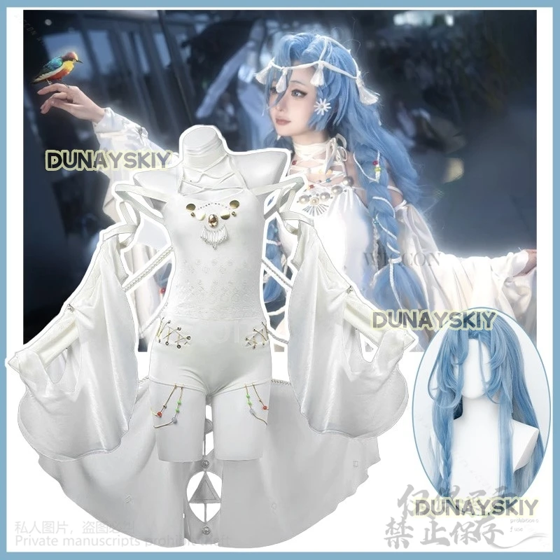 Anime Game Reverse:1999 Cosplay Thirty-Seven Costume New Skin Down In The Grotto Wig White Jumpsuits Lolita For Girls Customized