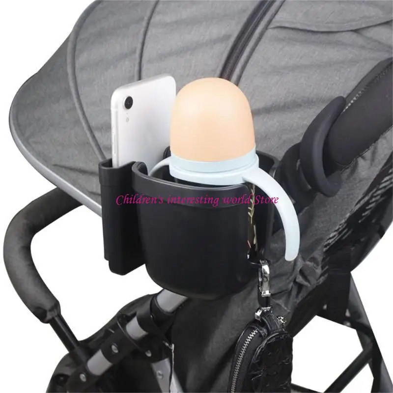 Người giữ cốc xe đẩy Universal với người giữ chai điện thoại động cho BuggywheelChair Walker Uống đồ uống có đồ uống 425F