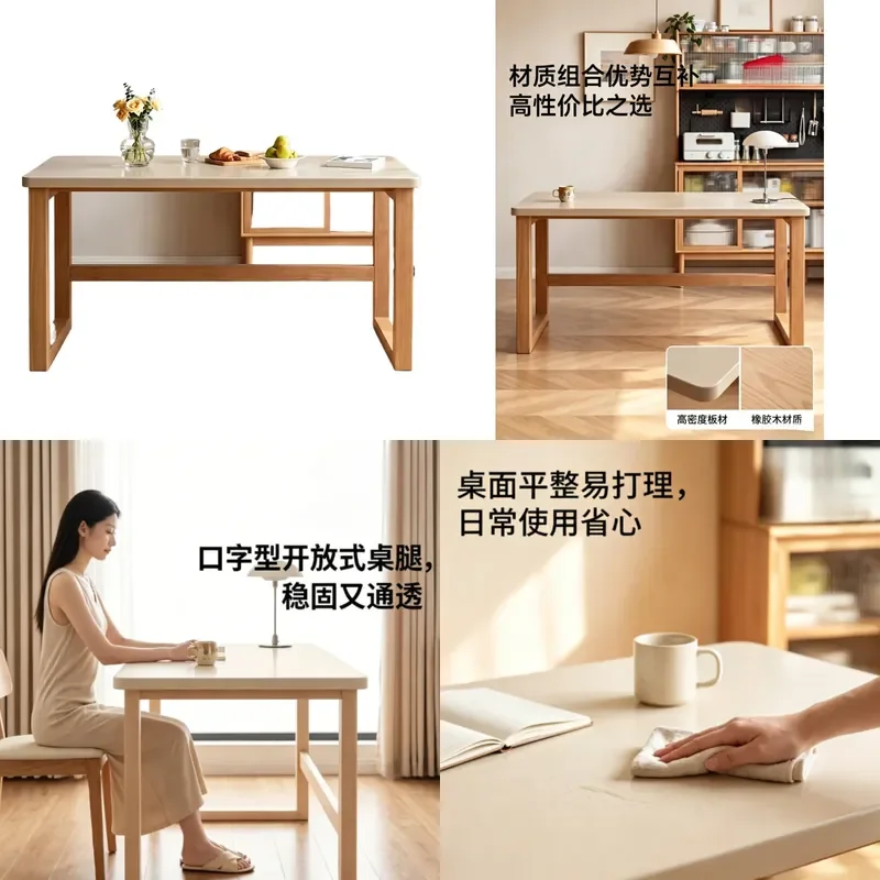 Nordic Modern Simple Computer Desk Small Apartment Learning Writing Table Household Dining Table Desktop Study Desk
