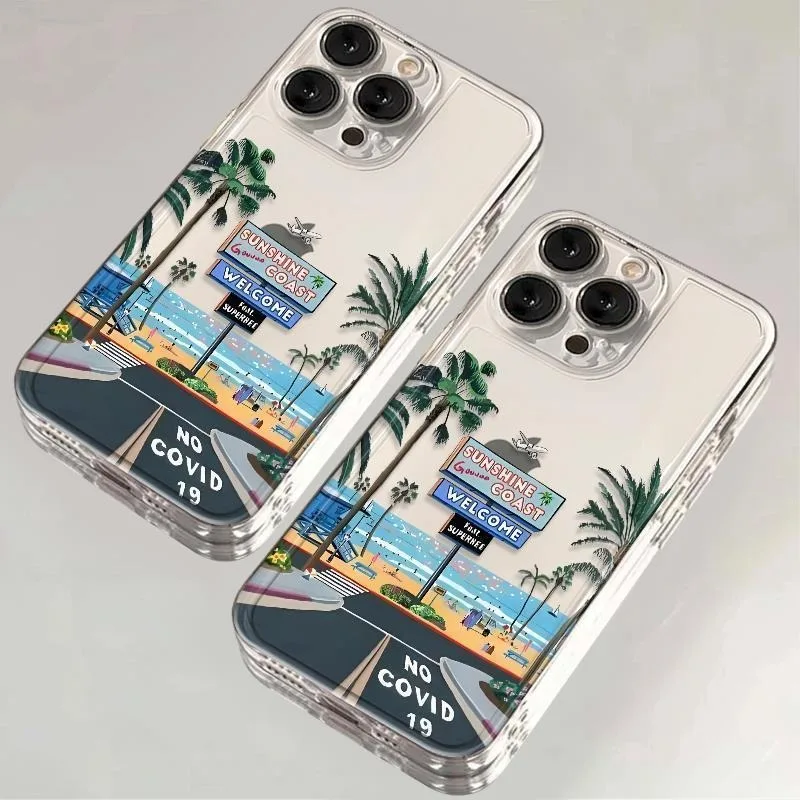 Sunshine Coast Beach Case For Samsung A02 A03 A10 A20 A50 A11 A31 A51 A71 A12 A13 A22 A32 A52 A72 A23 A33 A53 A73 Phone Cover