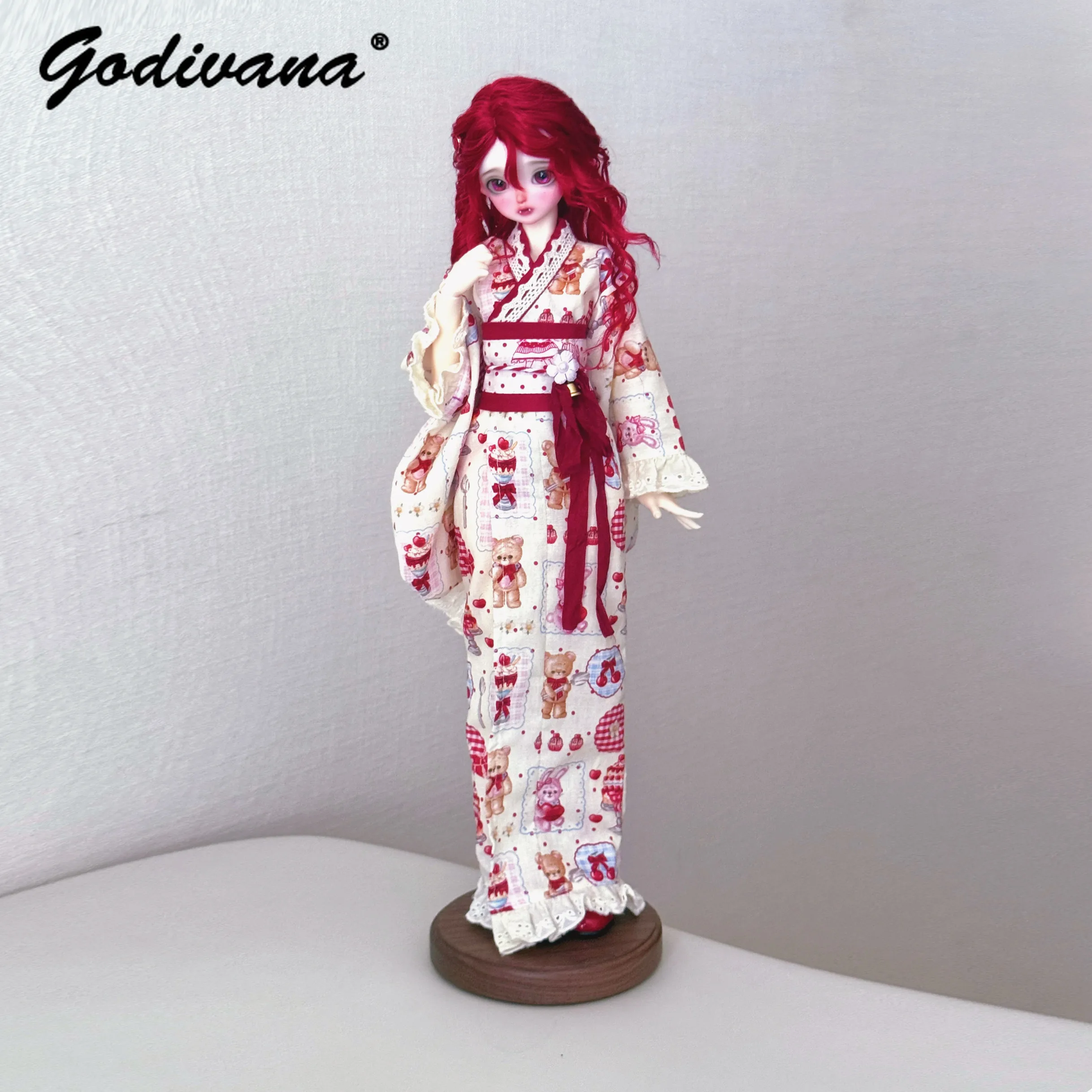 Lace Ribbon Trim - 1/4 BJD Doll Yukata Kimono Set