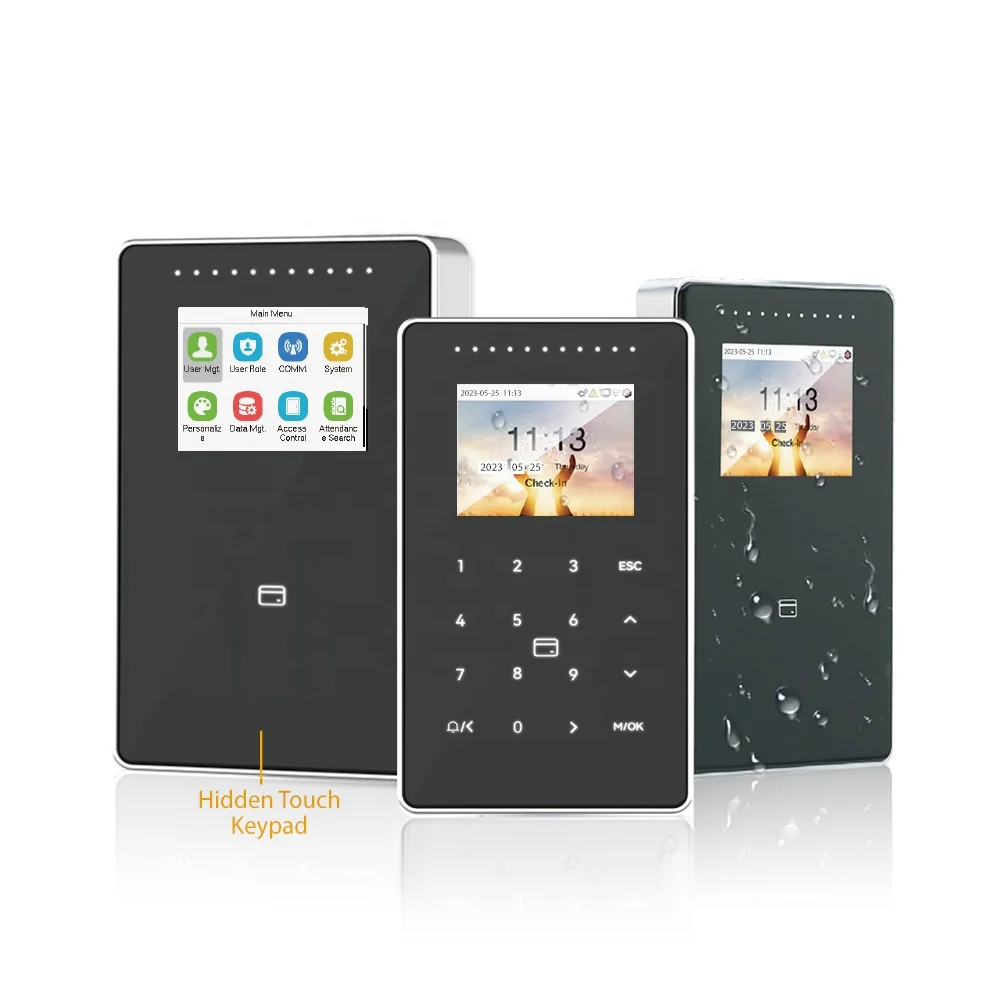 IP65 مقاوم للماء نظام RFID كلمة المرور وقت الحضور نظام قارئ بطاقات التحكم في الوصول مع TCP/IP SC800 #1