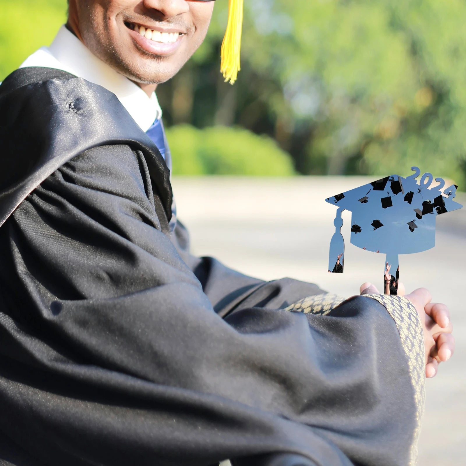 

Graduation Photo Frame Sublimation Blank Density Board DIY Party Decor Table Centerpiece Heat Transfer Craft Home