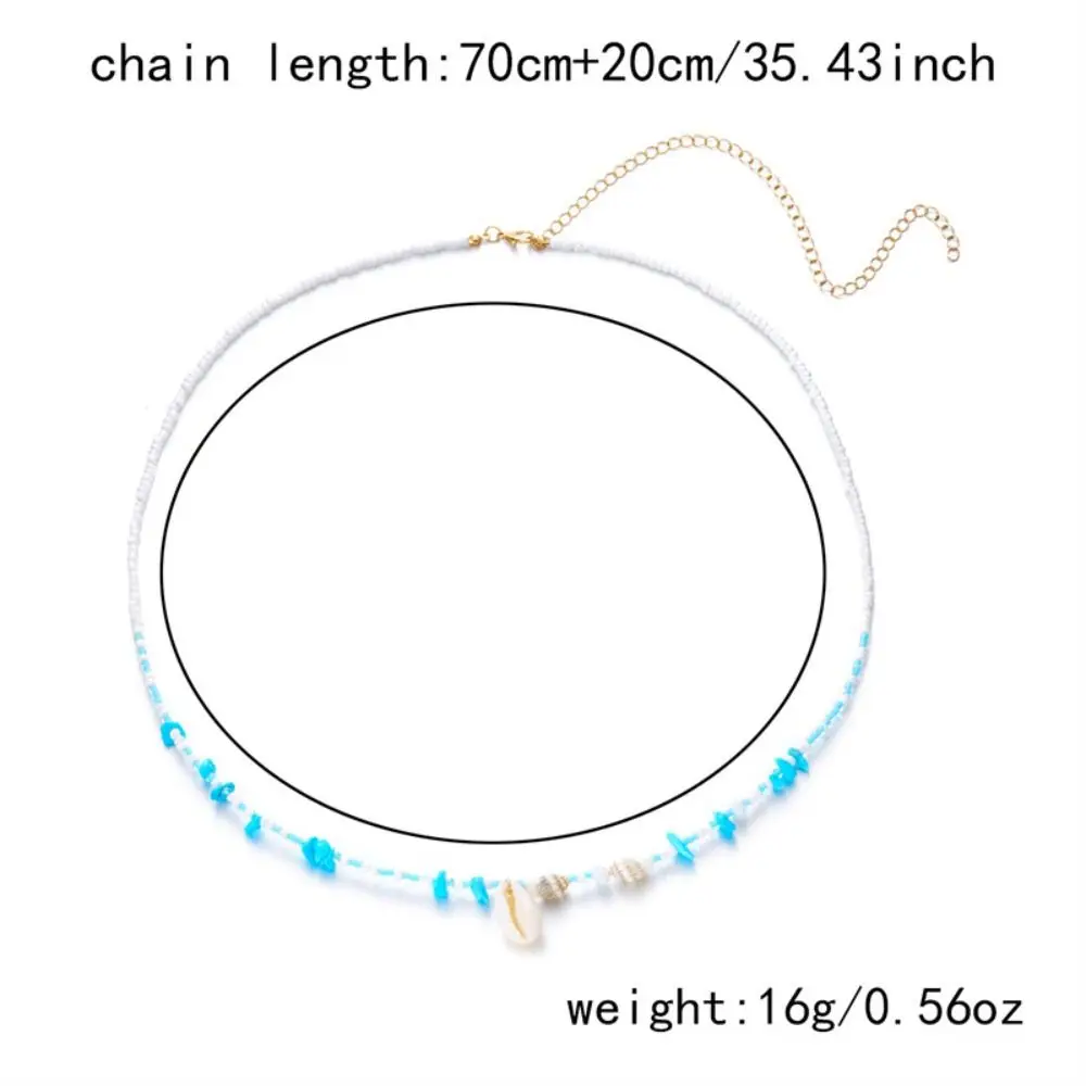 Manik-manik Baru Boho Rantai Pinggang Mutiara Kerang Rantai Perut Perhiasan Sabuk Gaya Bohemian Bintang Laut