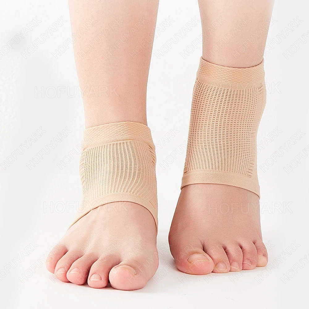 Mesh Gel Moisturizing Heel Socks for Cracked Heel Treatment Anti-wear Anti-dry Heel Protectors Foot Care Pain Relief Shoes Pads
