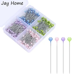 320PCS Sewing Pins 1.5inch Colored Ball Straight Pins Decorative Quilting Pins Fabric Pins for Quilting Dressmaking DIY Sewing