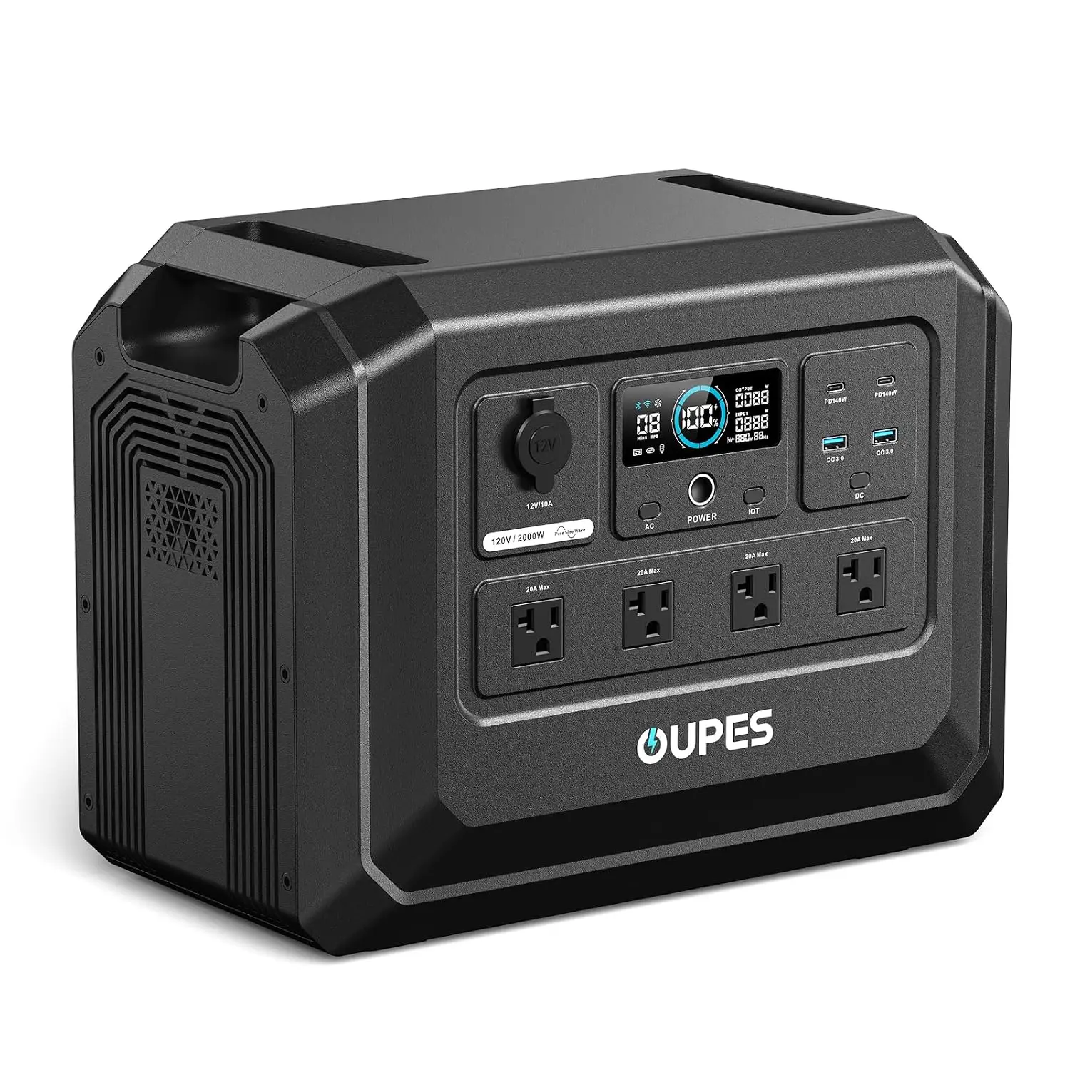 Portable Power Station 1024Wh 2000W 4500W Surge Solar Generator Emergency Backup Outdoor Camping, Customized