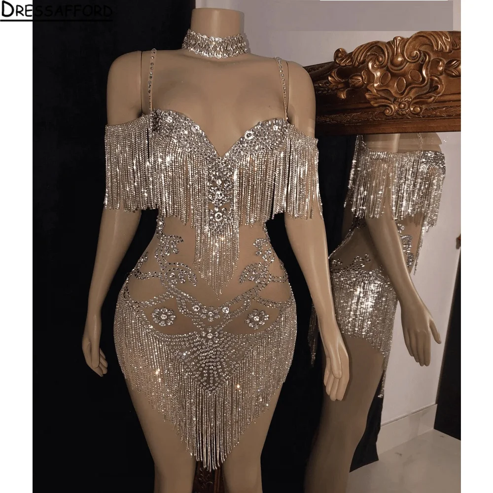 

Sparkly Sheath Cocktail Dresses with Rhinestones Sleeveless Sweetheart Short Party Dresses Vestidos De Fiesta