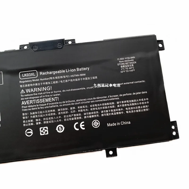 11.55V LK03XL Original Bateria Do Portátil Para HP Envy 15x360 15-bp 15-cn TPN-W127 W128 W129 W134 HSTNN-LB7U HSTNN-UB7I HSTNN-IB8M