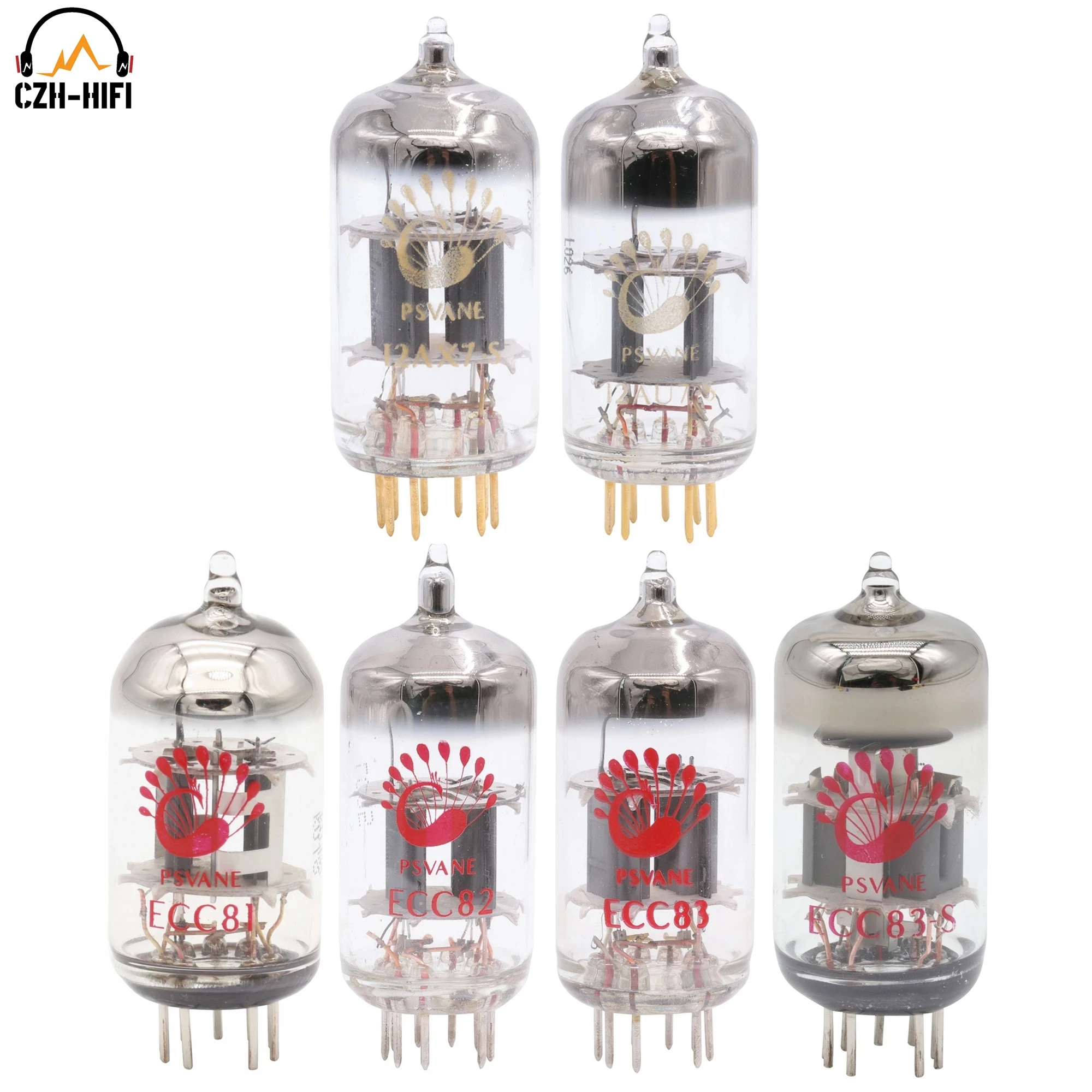 1pc Psvane ECC81 ECC82 ECC83 12AX7 12AU7 Vacuum Tube Power Lamp Valve For Audio Earphone Amplifier Guitar AMP DIY HIFI Project